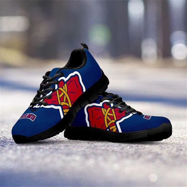 Men's Atlanta Braves AQ Running Shoes 001